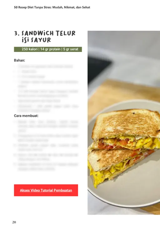 Resep Diet Tanpa Stres: Mudah, Nikmat, dan Sehat - Ebook