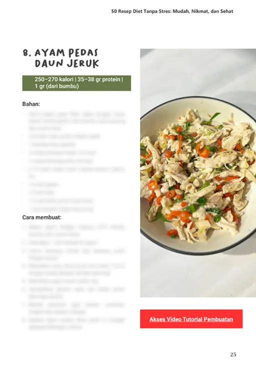 Resep Diet Tanpa Stres: Mudah, Nikmat, dan Sehat - Ebook