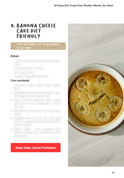 Resep Diet Tanpa Stres: Mudah, Nikmat, dan Sehat - Ebook